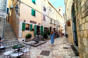 Kotor i vicoli del centro cittadino