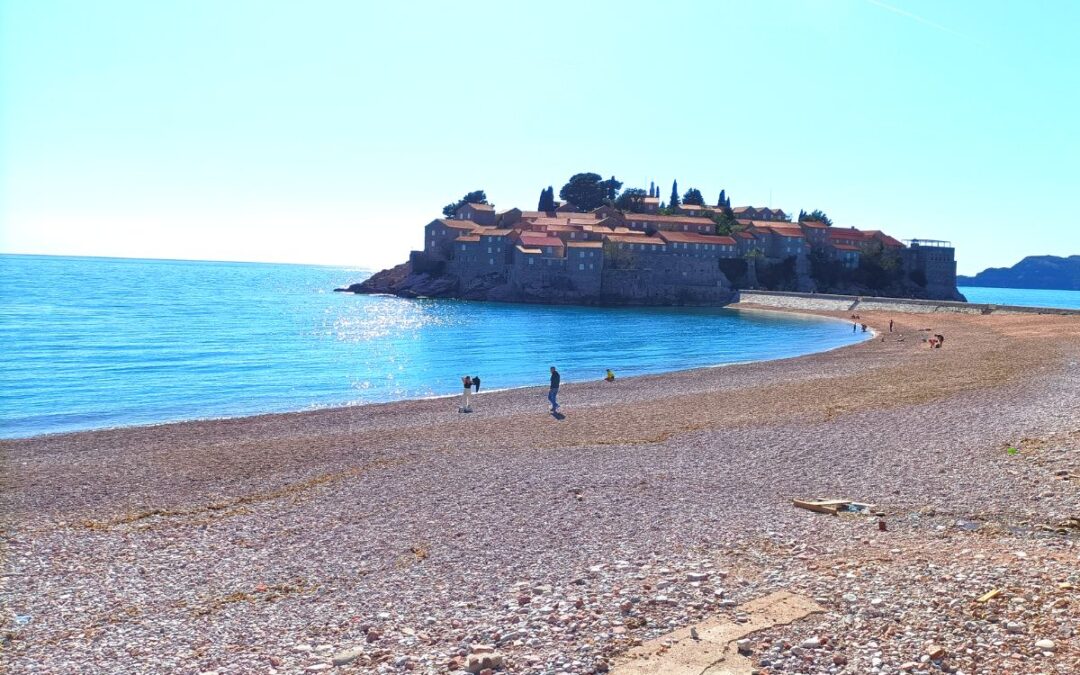 Spiaggia Sveti Stefan, una delle più belle