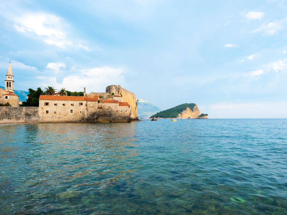 Ricardova Glava Budva spiaggia