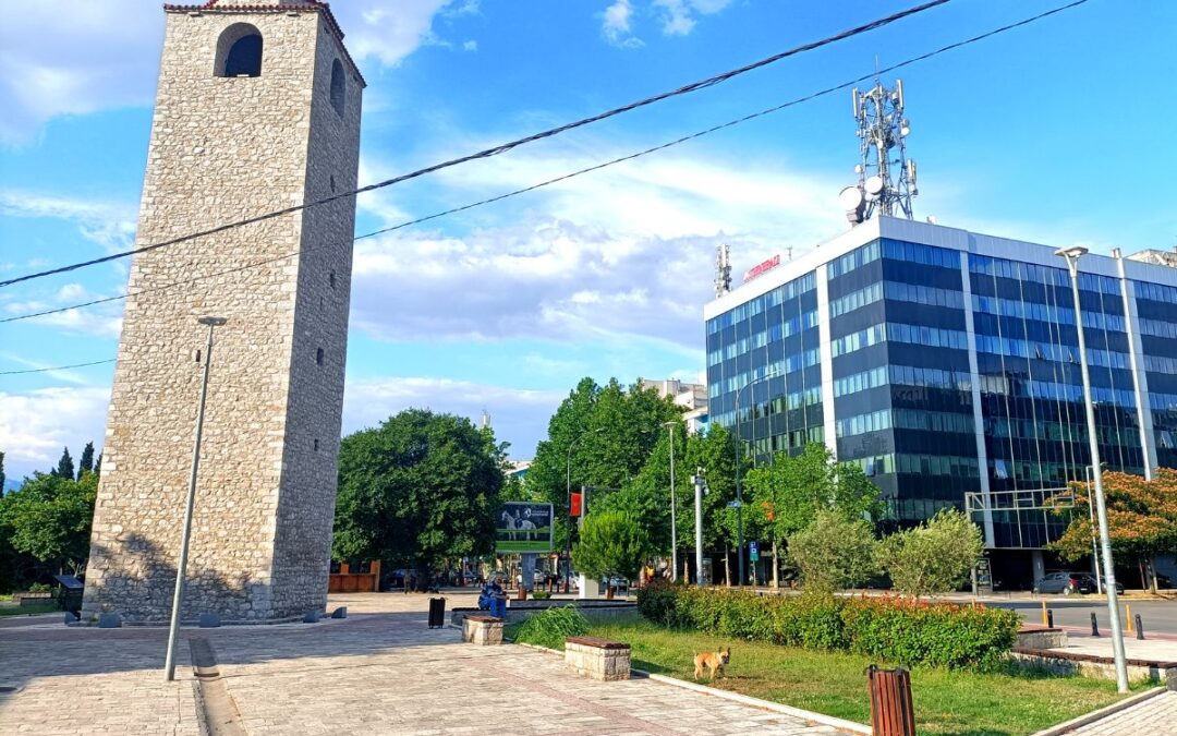 Sahat Kula Torre dell’Orologio monumento ottomano Podgorica